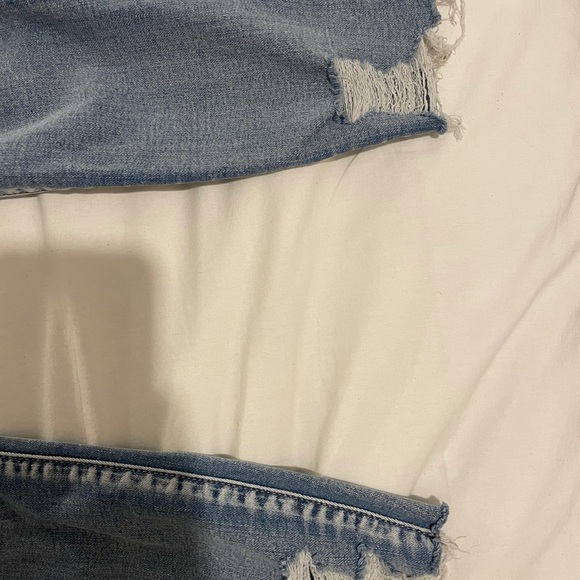 Blue American eagle high rise ripped jeans - Picture 7 of 9